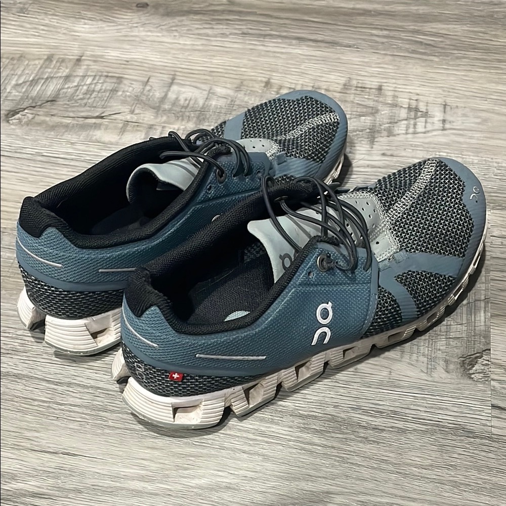On Running Blue Athletic Shoes
